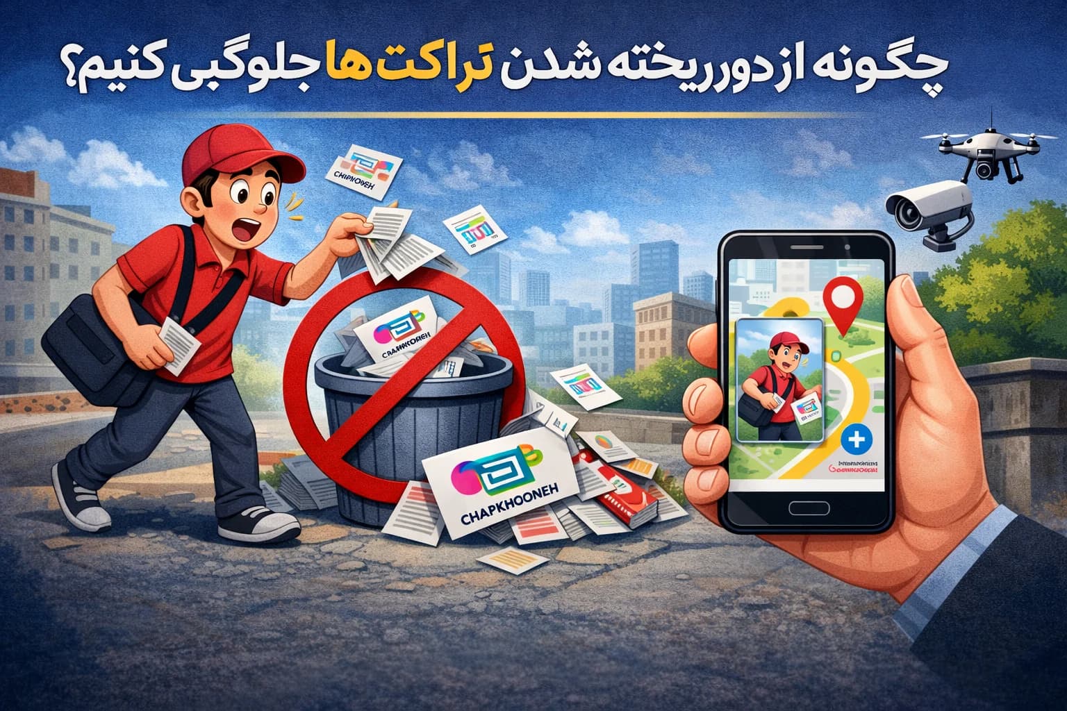 چگونه از دور ریخته شدن تراکتها جلوگیری کنیم؟ | ۷ روش نظارت هوشمند بر توزیع